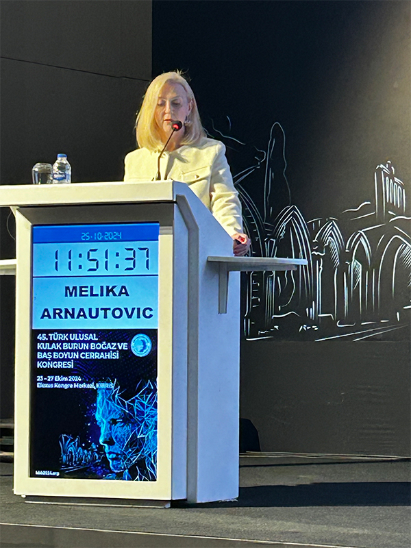 Učešće na 45. turskom nacionalnom ORL kongresu - 30.10.2024